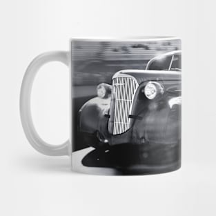 American Muscle Chevy B/W Mug